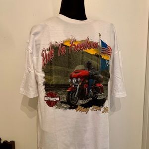 [ harley-davidson ] “ride to freedom” t-shirt
